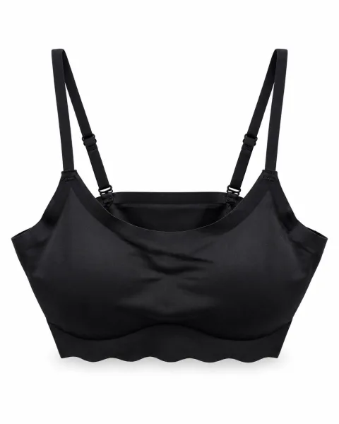 Scoop-Neck Bra with Adjustable Straps