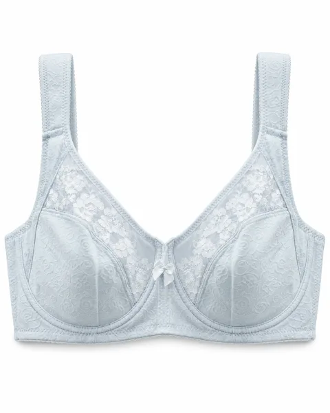 Lace Full-Cup Bra with Wide Straps - বিকল্প ছবি