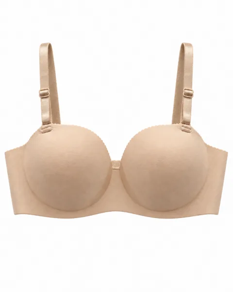 Molded Cup Bra with Adjustable Straps