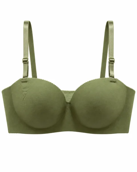 Molded Cup Bra with Adjustable Straps - বিকল্প ছবি