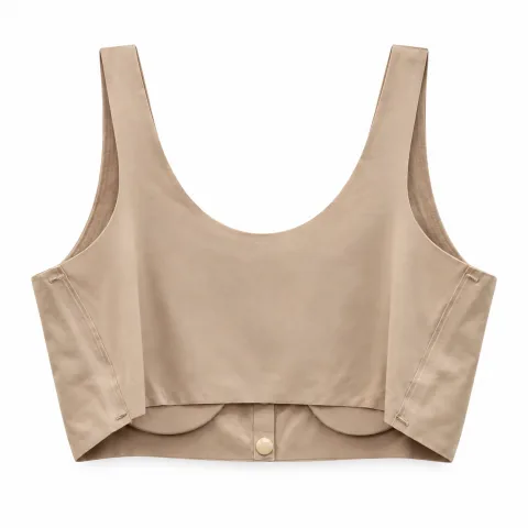 Front-Fastening Bra with Wide Straps - বিকল্প ছবি