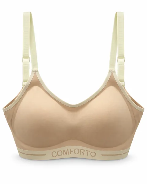 Scoop-Neck Bra with Adjustable Straps - বিকল্প ছবি
