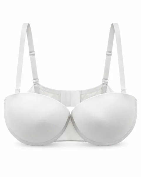 Molded Cup Bra with Adjustable Straps