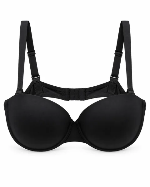 Molded Cup Bra with Adjustable Straps - বিকল্প ছবি
