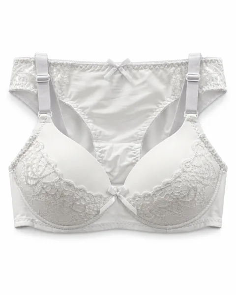 Women's Lace Bra and Panty Set - Style 3911 - বিকল্প ছবি