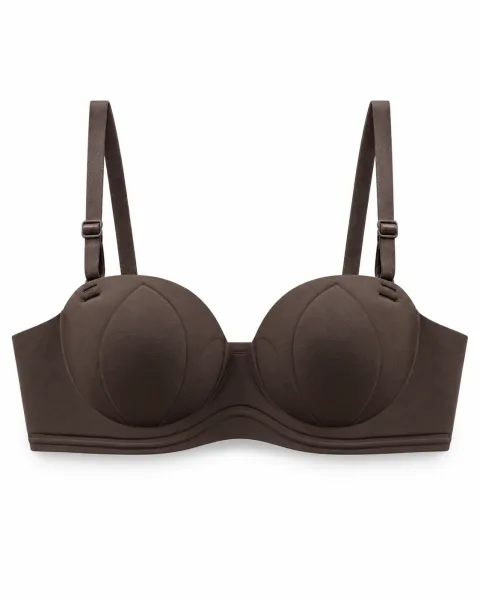 Women's Panelled Molded-Cup Bra - alternate view