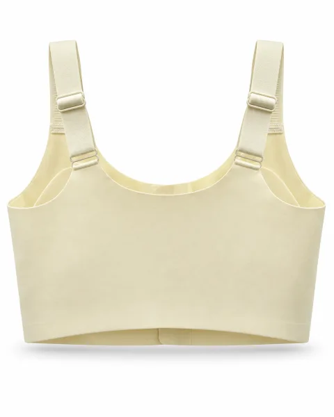 Women's Front-Zip Bra with Wide Straps - বিকল্প ছবি