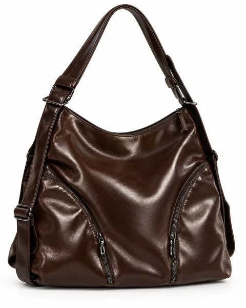 Multi-Use Leather Hobo