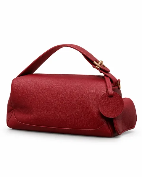 Vintage Red Pillow Bag