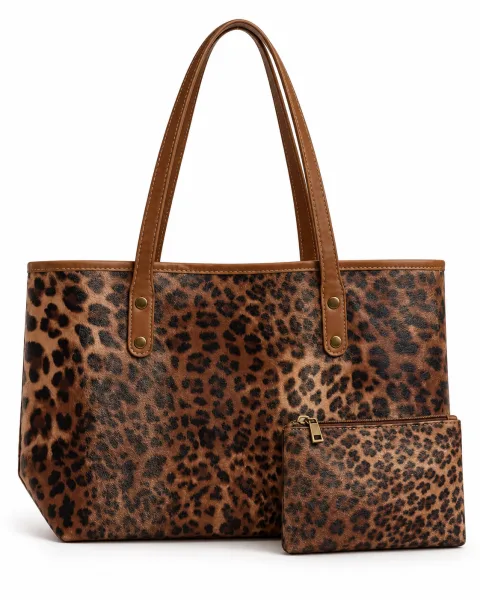 Leopard Print Tote