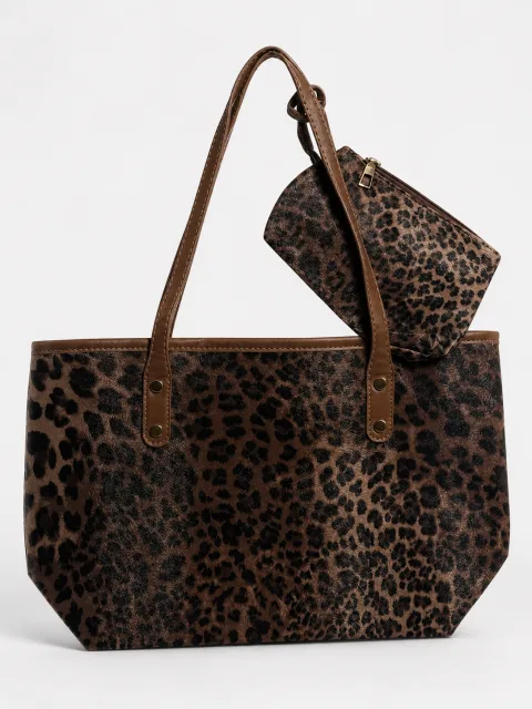 Leopard Print Tote