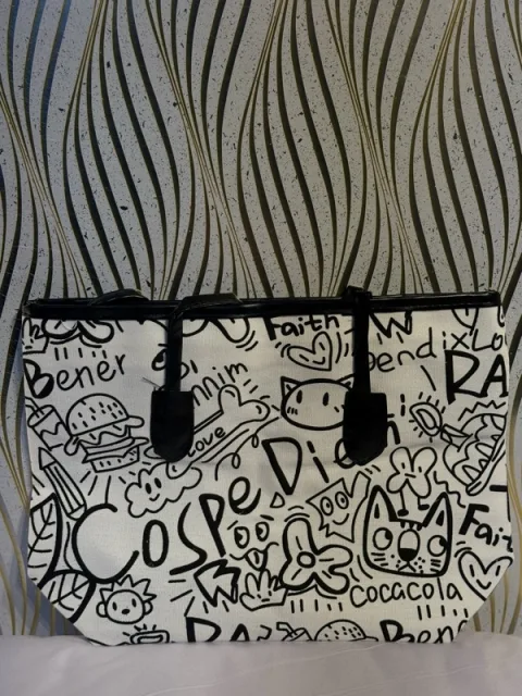 Graffiti Canvas Tote - alternate view