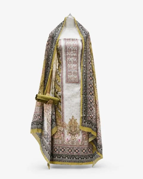 Zam Zam Cream Tribal Panel