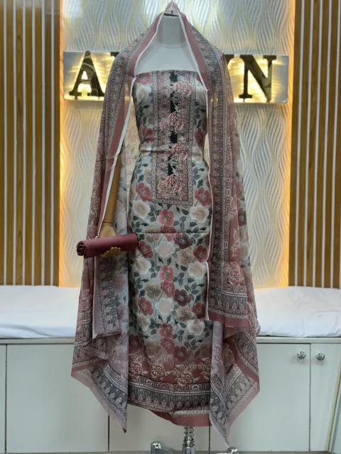 Zam Zam Coral Poppy Floral Panel