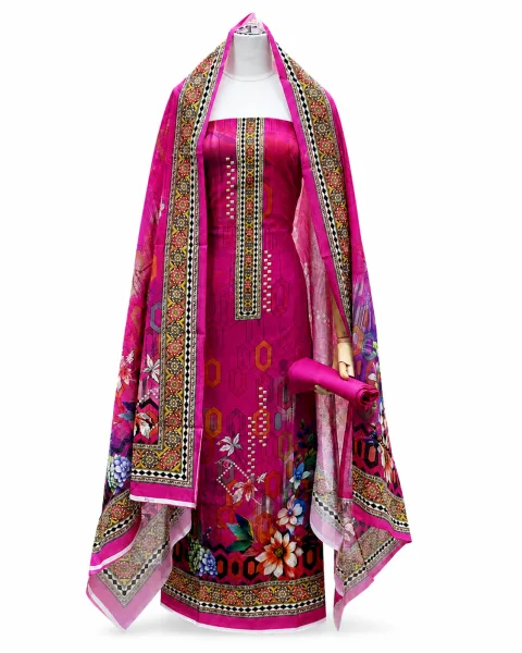 Zam Zam Pixel Neckline Floral