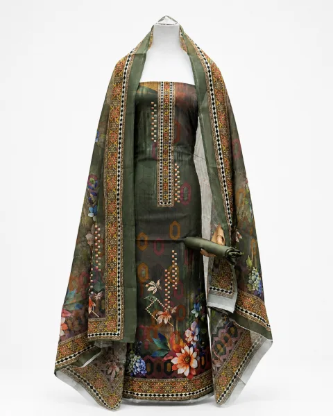 Zam Zam Pixel Neckline Floral - alternate view