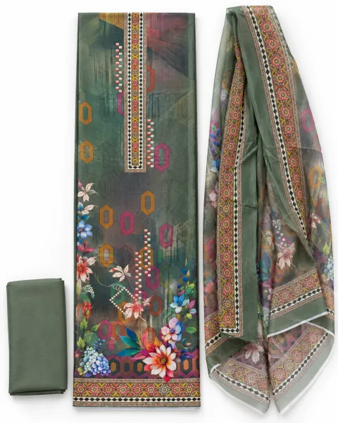Zam Zam Pixel Neckline Floral - alternate view