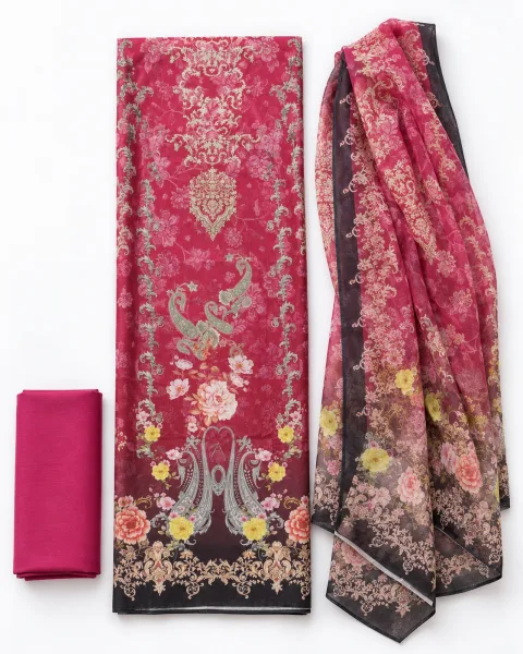 Zam Zam Damask Peacock Floral