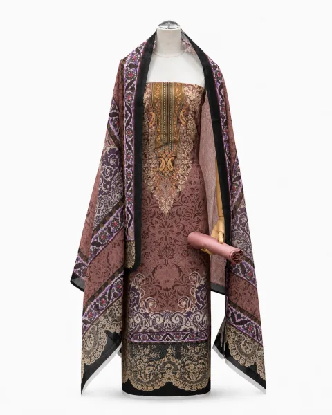 Zam Zam Damask Purple Lace