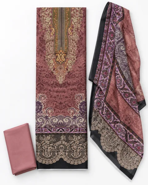 Zam Zam Damask Purple Lace
