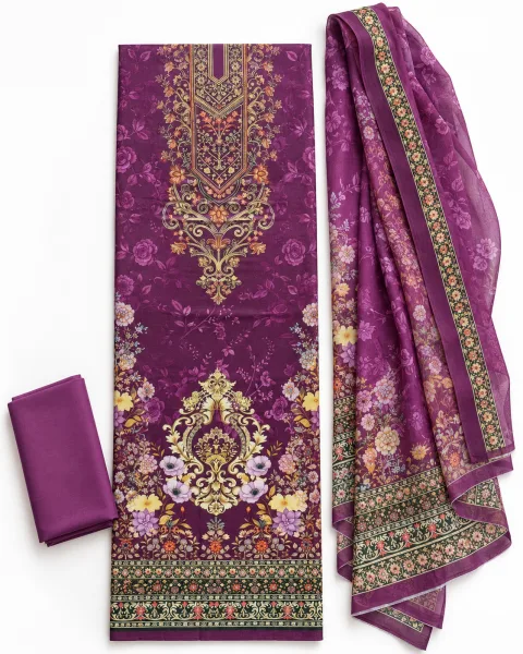 Zam Zam Purple Floral Ornate