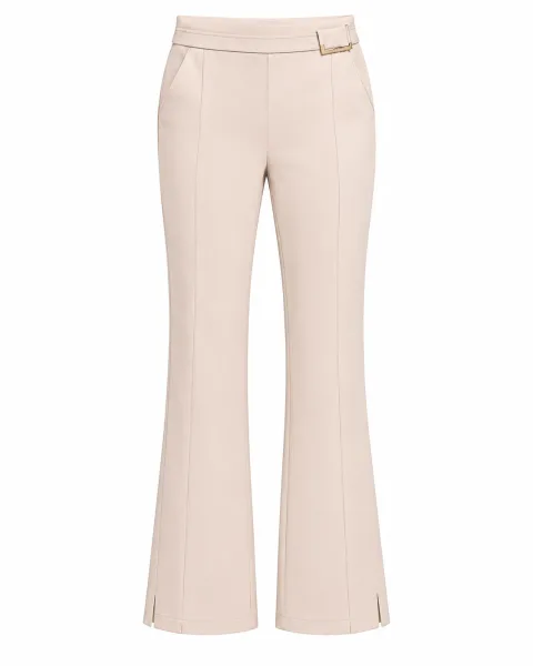 Trend Beige Flare Trousers