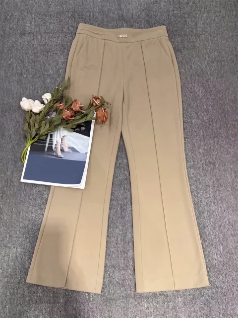 Premium Desert Khaki Tailored Trousers