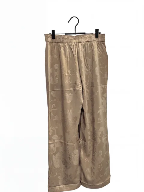 Comfort Desert Khaki & Midnight Black Straight-Leg Trousers - alternate view