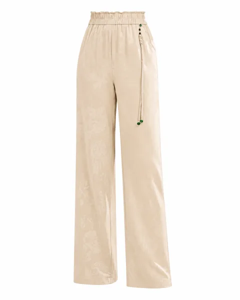 Premium Sage Green Tailored Trousers