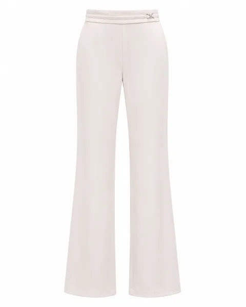 Premium Apricot Cream Flare Trousers