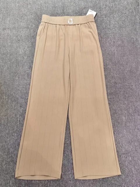 Comfort Off-white/Cream Floor-Length Trousers