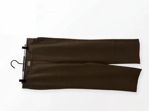 Premium Midnight Black Tailored Trousers - alternate view