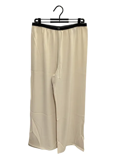 Trend Cream Yellow Floor-Length Trousers - alternate view