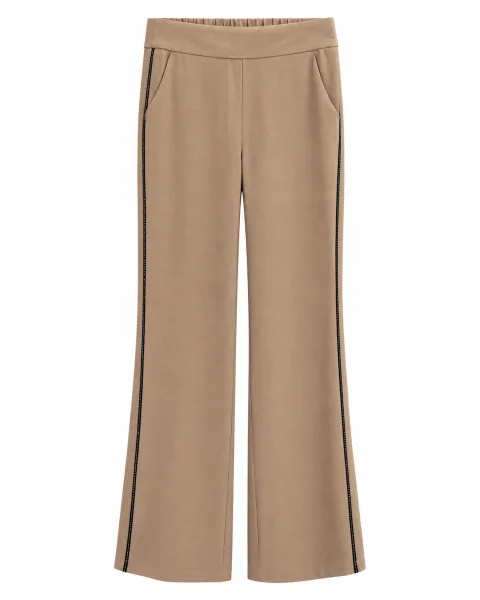 Trend Rouge Red Tailored Trousers - alternate view