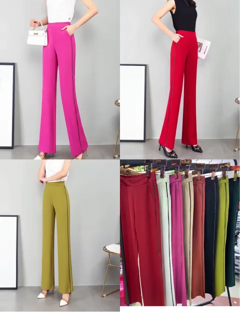 Trend Rouge Red Tailored Trousers