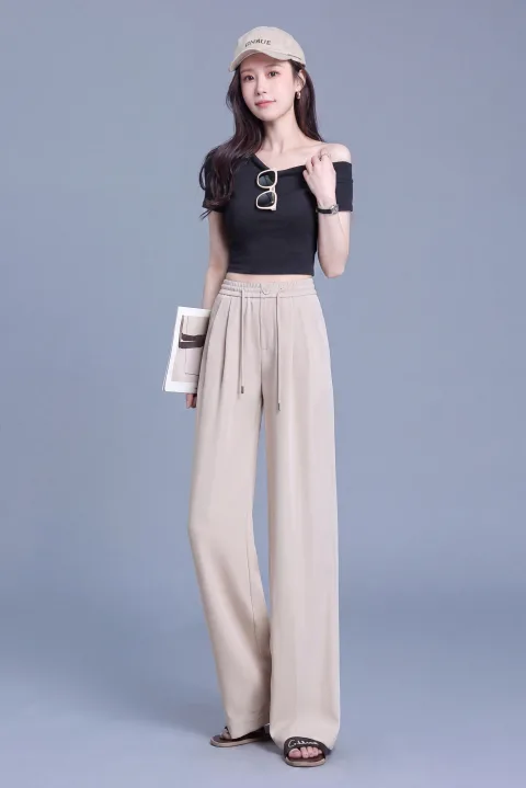 Trend Beige Tailored Trousers
