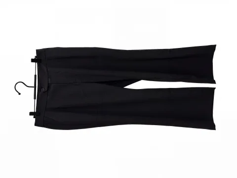 Stylish Midnight Black Tailored Trousers - alternate view