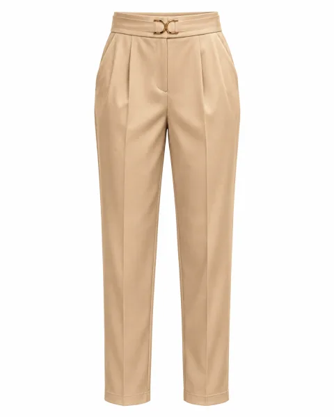 Stylish Ash Grey Tailored Trousers