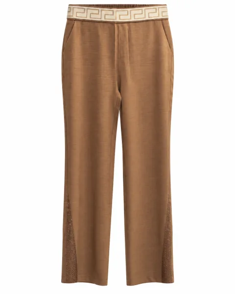 Premium Mocha Brown Tailored Trousers