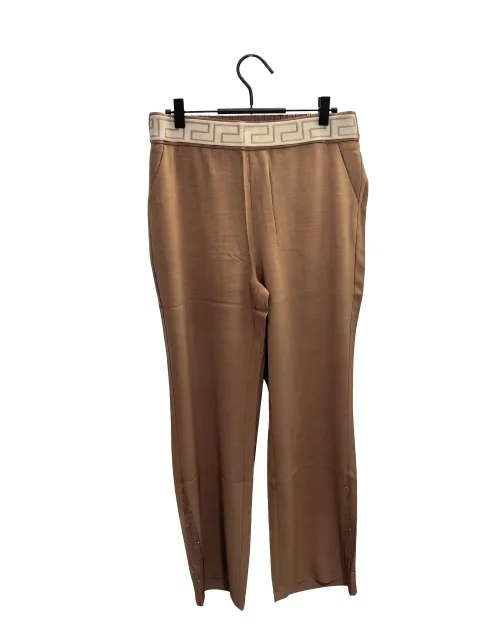 Premium Mocha Brown Tailored Trousers