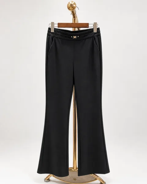Trend Midnight Black Tailored Trousers