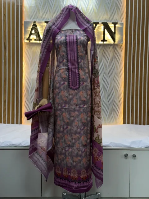Zam Zam Lilac Tulip Leaf Purple Neck