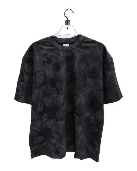 Men's Leaf Print Short Sleeve T-Shirt - Style 2669 - alternate view