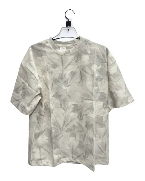Men's Leaf Print Short Sleeve T-Shirt - Style 2669