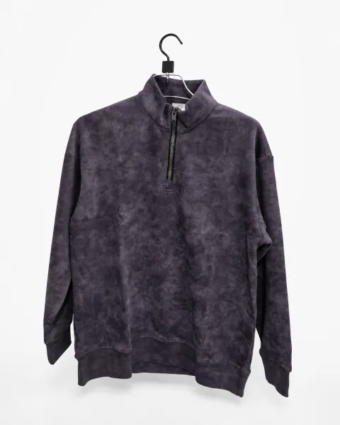 Men's Half-Zip Mock Neck Sweatshirt - Style 9101