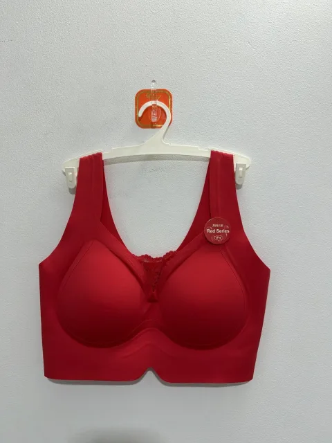 Women's Bright Red Underwear Combo Set - alternate view