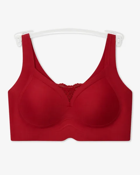 Women's Bright Red Underwear Combo Set