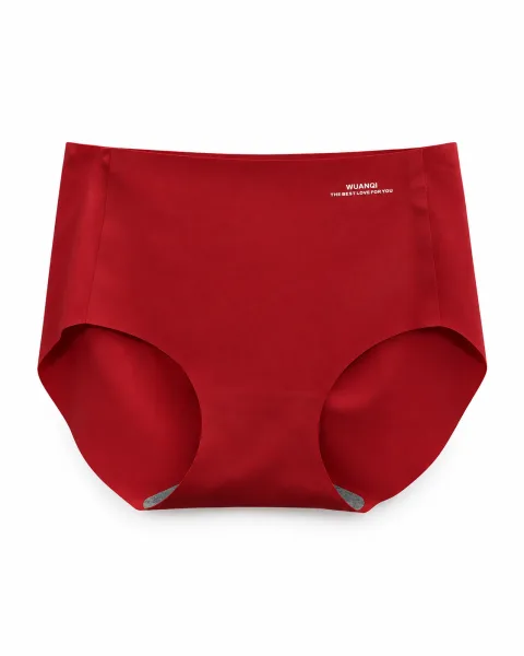 Women's Bright Red Bra & Panty Set - Style SL11 - বিকল্প ছবি