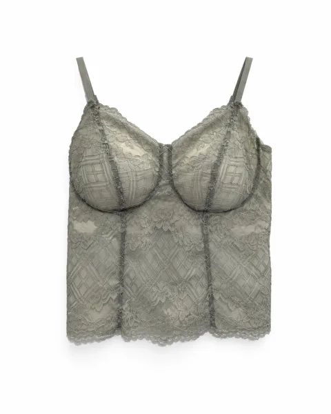 Women's Lace Bustier Camisole - Style 6112