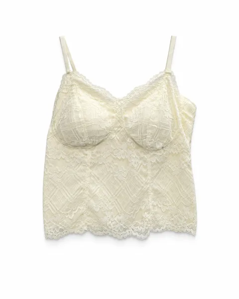 Women's Lace Bustier Camisole - Style 6112 - alternate view